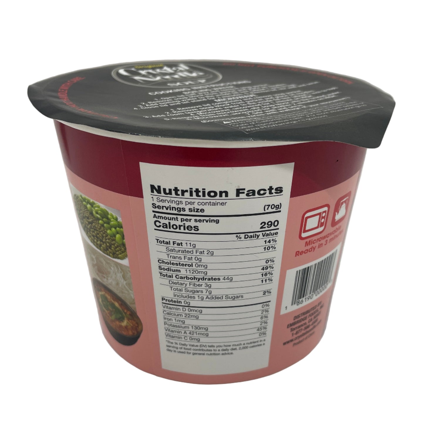Crystal Noodle Soup - Savory Sesame Flavor In a Rich Gourment Soup - Spicy Sesame Paste