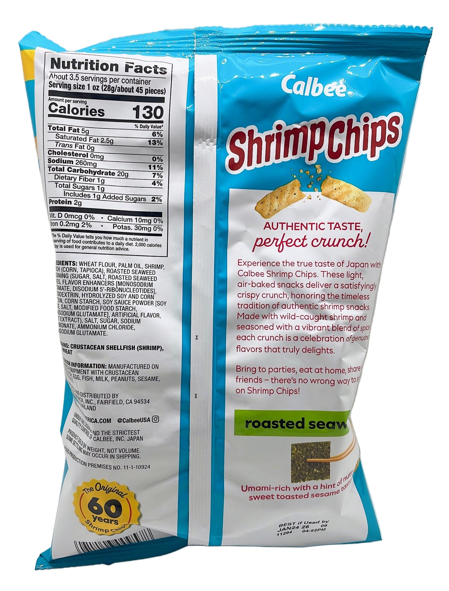 Calbee - Shrimpchip Roasted Seaweed