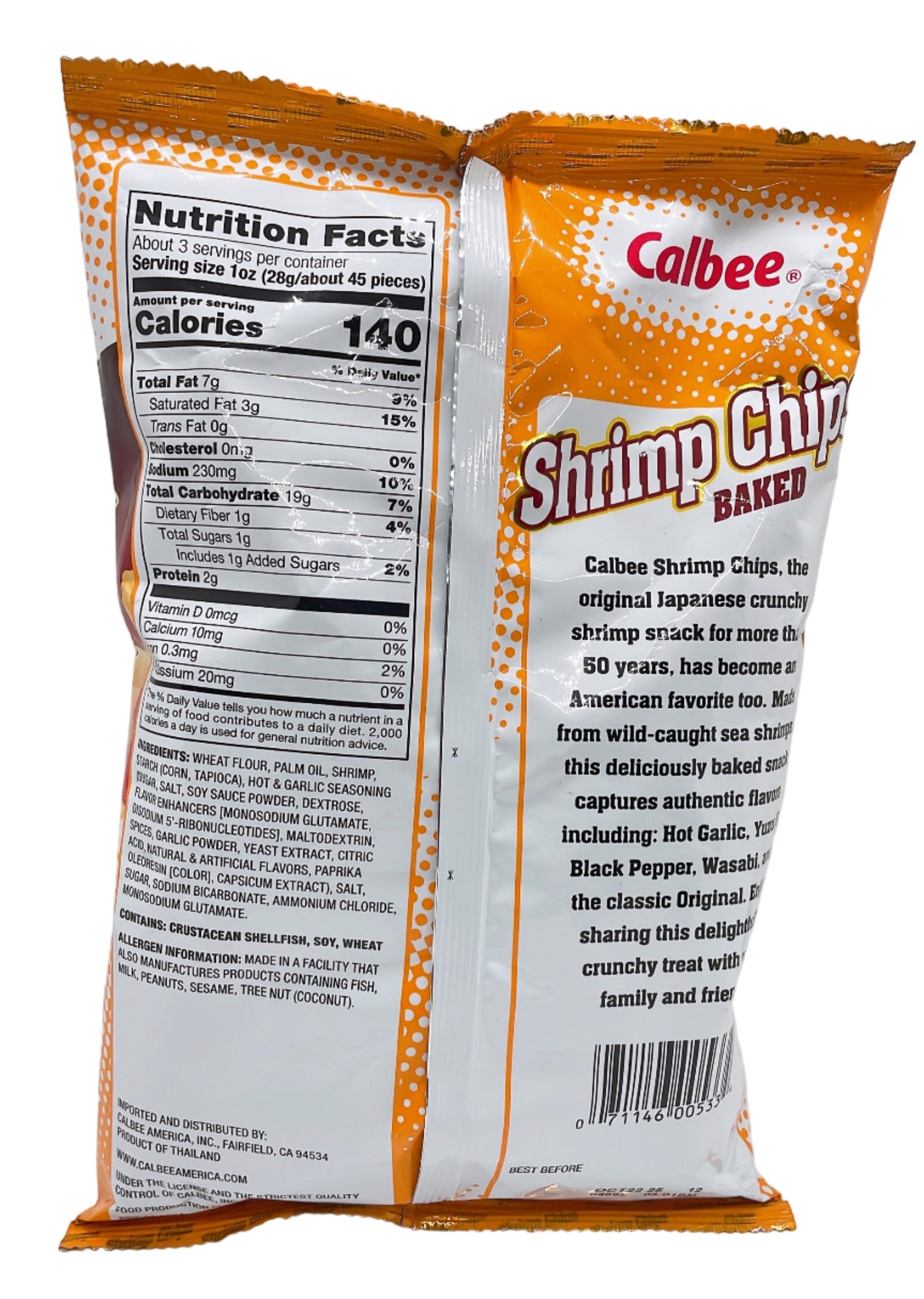 Calbee - Shrimp Chips Hot Garlic