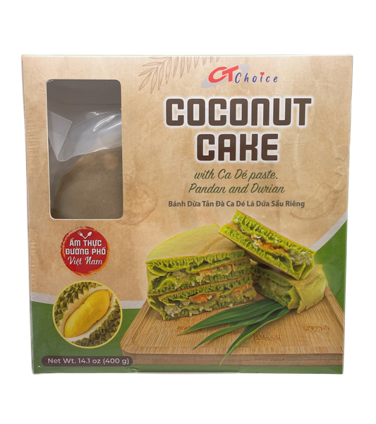 CT Choice - Coconut Cake - With Ca Dé Paste, Pandan and Durian