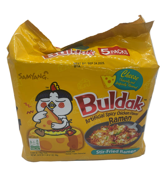 Buldak Artificial Spicy Chicken Flavor Ramen - Cheese