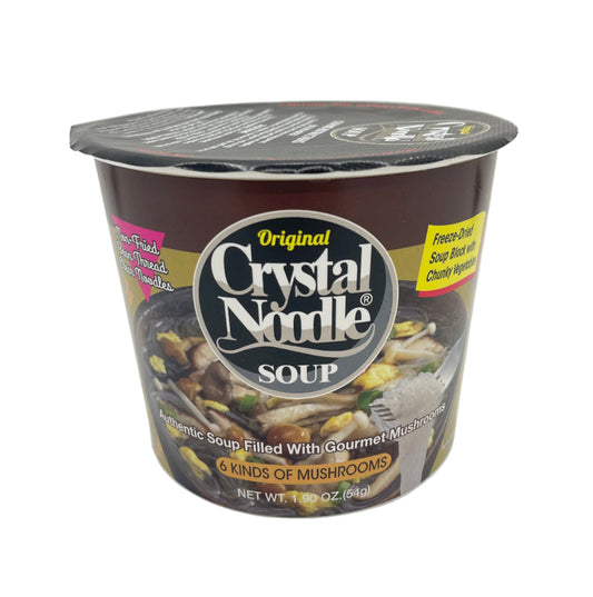 Crystal Noodle Soup - Authentic Soup Filled With Gourmet Mushrooms - 6 Kinds Of Mushrooms