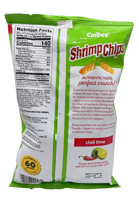 Calbee - Shrimp Chips Chili Lime - New Look