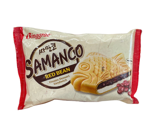 Binggrae - Samanco Red Bean - Frozen Dessert Sanwich