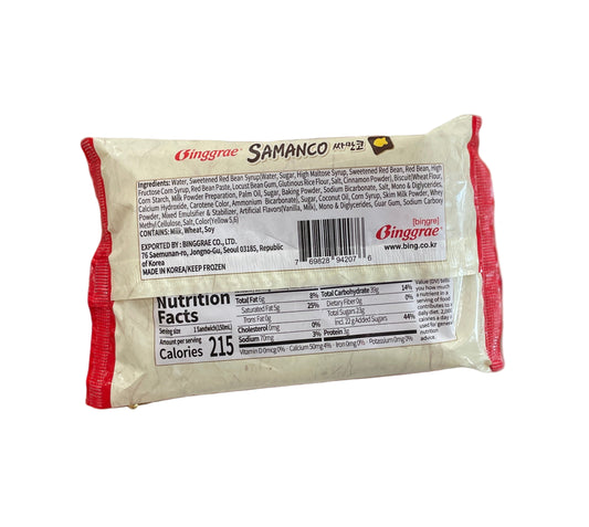 Binggrae - Samanco Red Bean - Frozen Dessert Sanwich